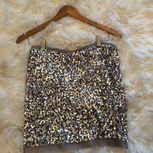 Chan Luu sequined skirt